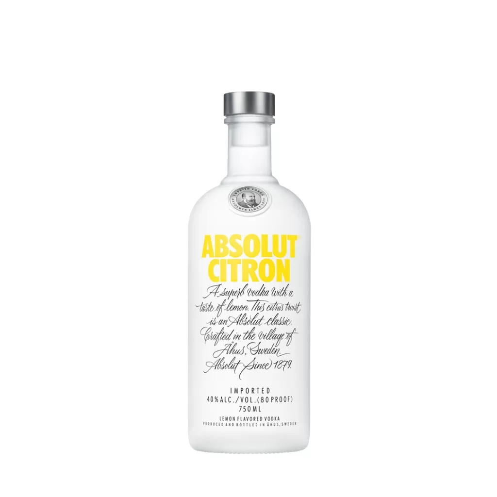 Vodka Absolut Citron 750ml.